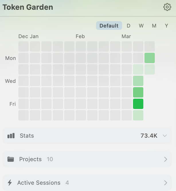 Token Garden, 토큰 사용량을 키우는 정원